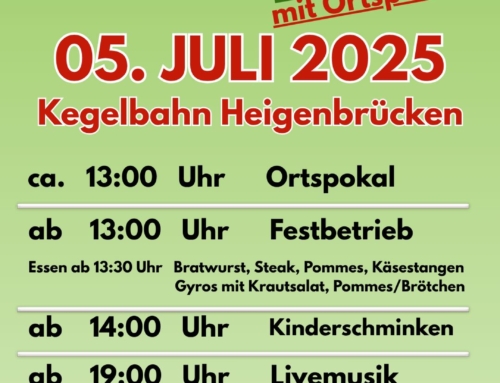 Gartenfest mit Ortspokal 2025 – Hier geht´s zum Spielplan